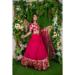 Picture of Elegant Georgette & Net Pink Lehenga Choli