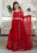 Picture of Grand Georgette & Net Dark Red Lehenga Choli