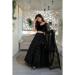 Picture of Well Formed Georgette & Net Black Lehenga Choli