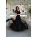Picture of Well Formed Georgette & Net Black Lehenga Choli