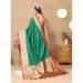 Picture of Superb Silk Forest Green Saree