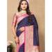 Picture of Admirable Silk Dark Slate Blue Saree