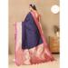Picture of Admirable Silk Dark Slate Blue Saree