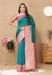 Picture of Good Looking Silk Teal Saree