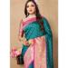 Picture of Good Looking Silk Teal Saree
