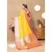 Picture of Bewitching Silk Orange Saree