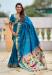 Picture of Shapely Silk Dark Turquoise Saree