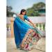 Picture of Shapely Silk Dark Turquoise Saree