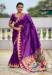 Picture of Pretty Silk Dark Orchid Saree