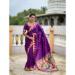 Picture of Pretty Silk Dark Orchid Saree