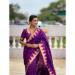 Picture of Pretty Silk Dark Orchid Saree