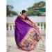 Picture of Pretty Silk Dark Orchid Saree