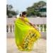 Picture of Well Formed Silk Olive Saree