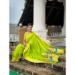 Picture of Well Formed Silk Olive Saree