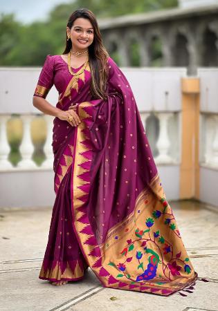 Picture of Splendid Silk Brown Saree