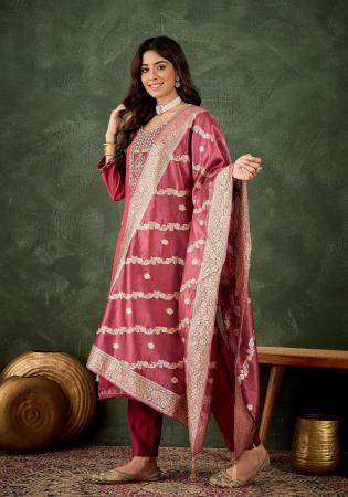 Picture of Radiant Rayon Light Coral Readymade Salwar Kameez