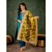 Picture of Charming Rayon Teal Readymade Salwar Kameez