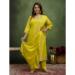 Picture of Rayon Dark Golden Rod Readymade Salwar Kameez