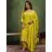 Picture of Rayon Dark Golden Rod Readymade Salwar Kameez