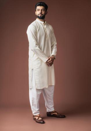 Picture of Radiant Rayon Ghost White Kurtas