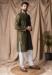 Picture of Splendid Rayon Dark Olive Green Kurtas