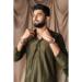 Picture of Splendid Rayon Dark Olive Green Kurtas