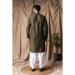 Picture of Splendid Rayon Dark Olive Green Kurtas