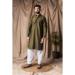 Picture of Splendid Rayon Dark Olive Green Kurtas