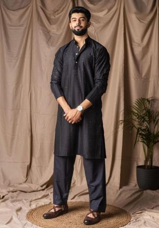 Picture of Splendid Rayon Black Kurtis & Tunic