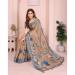Picture of Elegant Cotton & Linen Dim Gray Saree