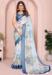 Picture of Classy Cotton & Linen Off White Saree