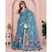 Picture of Excellent Cotton & Linen Dark Sea Green Saree