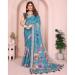 Picture of Excellent Cotton & Linen Dark Sea Green Saree