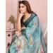 Picture of Charming Cotton & Linen Dark Sea Green Saree