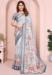 Picture of Sightly Cotton & Linen Light Slate Grey Saree