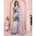 Picture of Sightly Cotton & Linen Light Slate Grey Saree