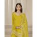 Picture of Taking Silk Orange Straight Cut Salwar Kameez