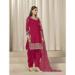 Picture of Taking Silk Light Coral Straight Cut Salwar Kameez