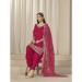 Picture of Taking Silk Light Coral Straight Cut Salwar Kameez