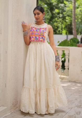 Picture of Appealing Cotton Azure Readymade Gown