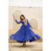 Picture of Comely Georgette Midnight Blue Readymade Gown