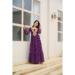Picture of Lovely Georgette Purple Readymade Gown