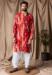 Picture of Alluring Silk Fire Brick Kurtis & Tunic