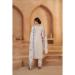 Picture of Stunning Cotton Azure Straight Cut Salwar Kameez