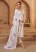Picture of Wonderful Cotton Off White Straight Cut Salwar Kameez