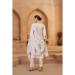 Picture of Wonderful Cotton Off White Straight Cut Salwar Kameez