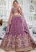 Picture of Graceful Organza Rosy Brown Lehenga Choli