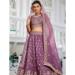 Picture of Graceful Organza Rosy Brown Lehenga Choli