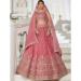 Picture of Well Formed Organza Pink Lehenga Choli