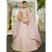 Picture of Pleasing Organza Beige Lehenga Choli